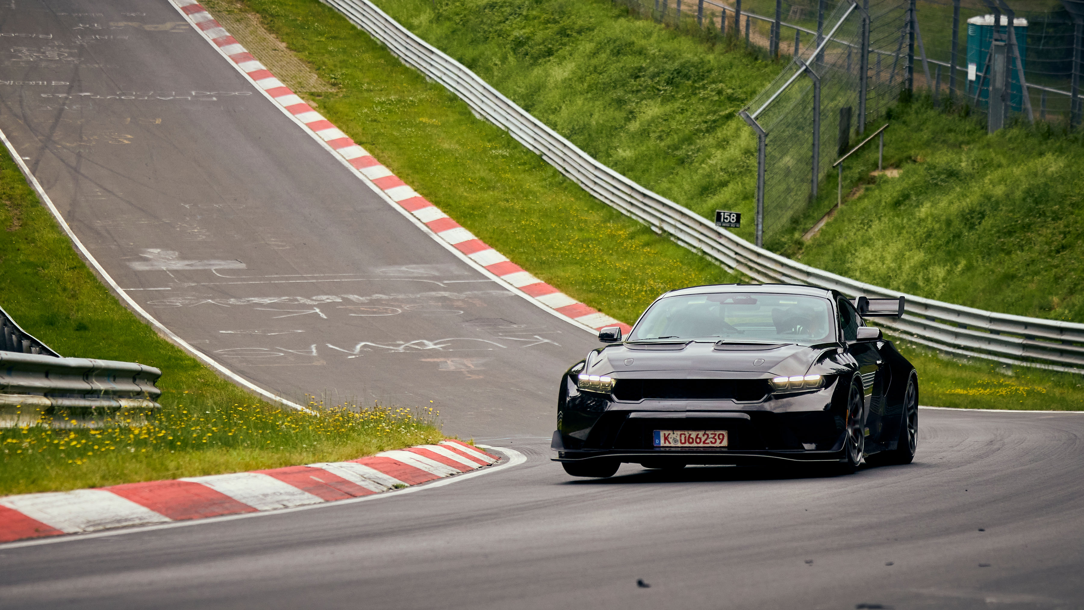 Professional driver with special safety equipment. Closed course. Do not attempt. Preproduction Mustang® GTD shown. Actual production vehicle may vary. Projected availability late 2024/early 2025. Very limited availability. Inquiry does not guarantee ability to purchase. The warranty shall be voided if the Ford Vehicle is used or driven in a competitive event with simultaneous multi-vehicle participation (e.g., racing, including on a racetrack or other closed-course).